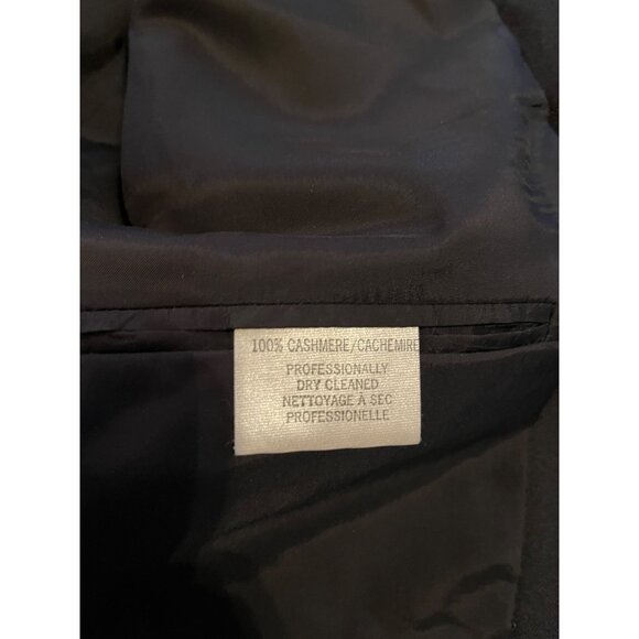 Ermenegildo Zegna Mens Black 100% Cashmere Blazer With Purdue University Buttons - Picture 5 of 14